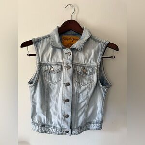 Light Blue Denim Vest